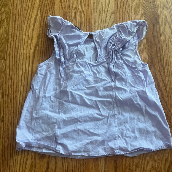Banana Republic Light Purple Top Size Petite Medium - Picture 2 of 3